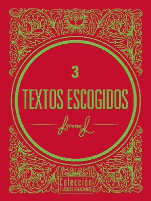 cover image of Textos escogidos